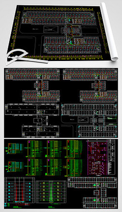 輕鋼結構廠房CAD建筑結構設計圖與建筑智能化系統設計的整合